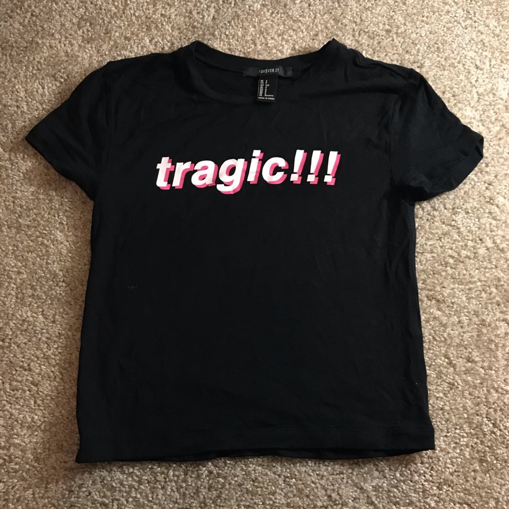 tragic crop top